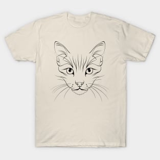 cute cat's face T-Shirt